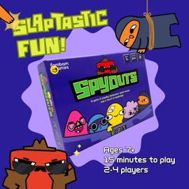 Fambam Games SpyOuts Card Game - Quick, Fun Family Friendly Game - Ages 7 and Up