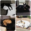 Calming Dog Bed Fluffy Plush Dog Mat for Furniture Protector