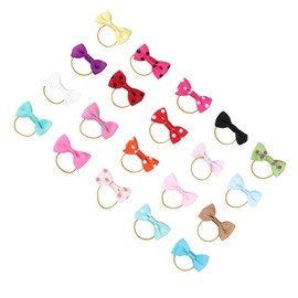 BESPORTBLE Dog Grooming Kit Pcs Bowknot Pet Hair Ties Elastic Dog Hair Bands for Grooming Stylish Pet Accessories