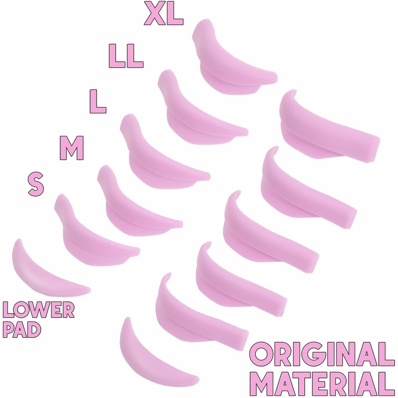 Libeauty - Juego de 10 varillas de silicona para levantamiento