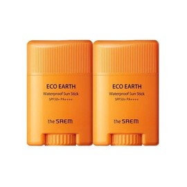 Theoncell [The Saem] Eco Earth Waterproof Sun Stick 17g+17g / 테온셀 [더샘] 에코 어스 워터프루프 선 스틱 17g+17g