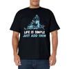 Snowmobile Life Is Simple Snowmobiling Snow Machine T-Shirt