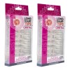 Mc Nails Pack Tips Long Sharp 400 Pzs , Color A Elegir, Mc Nails