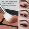 BEILI 15pcs Makeup Brush Set Professional Makeup Brushes Foundation Powder