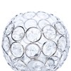 Crystal Candle Holder Ornament Tall Elegant Crystal Silver Candlestick for