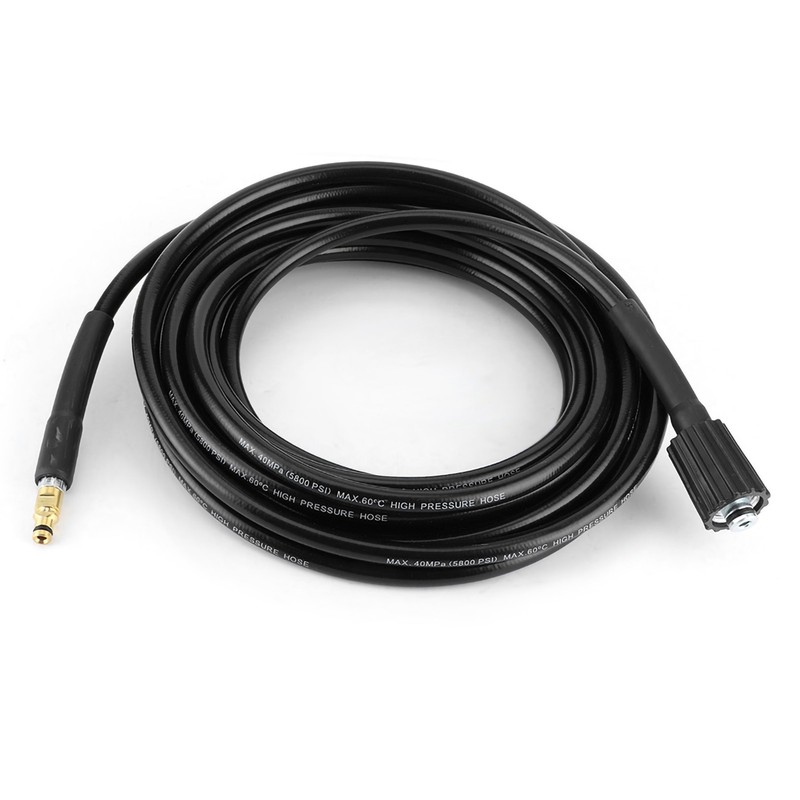 40MPa/5800PSI Auto Washer Hose High Pressure Water Cleaning Rubber Pipe
