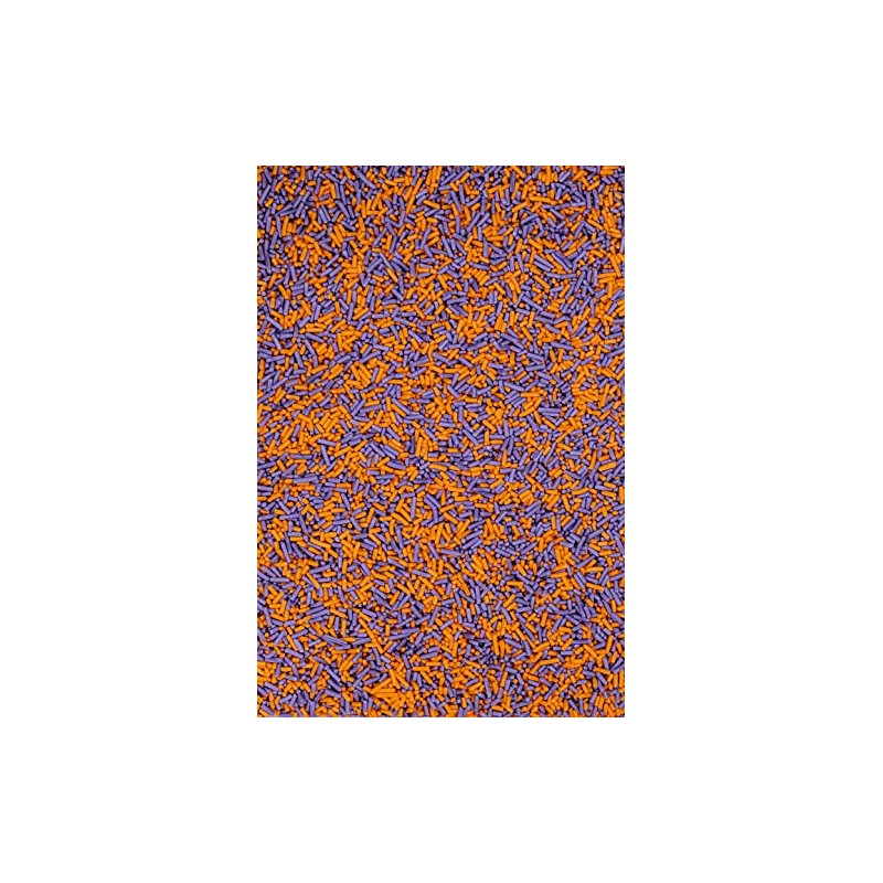 SPRINKLY - Matt Sugar Strands - Purple & Orange -