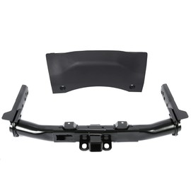 2'' Trailer Tow Hitch Receiver W/Cover Bezel & Hardware Compatible with 2014-2019 Dodge Durango Replacement for 82214135AB (2 Packages)