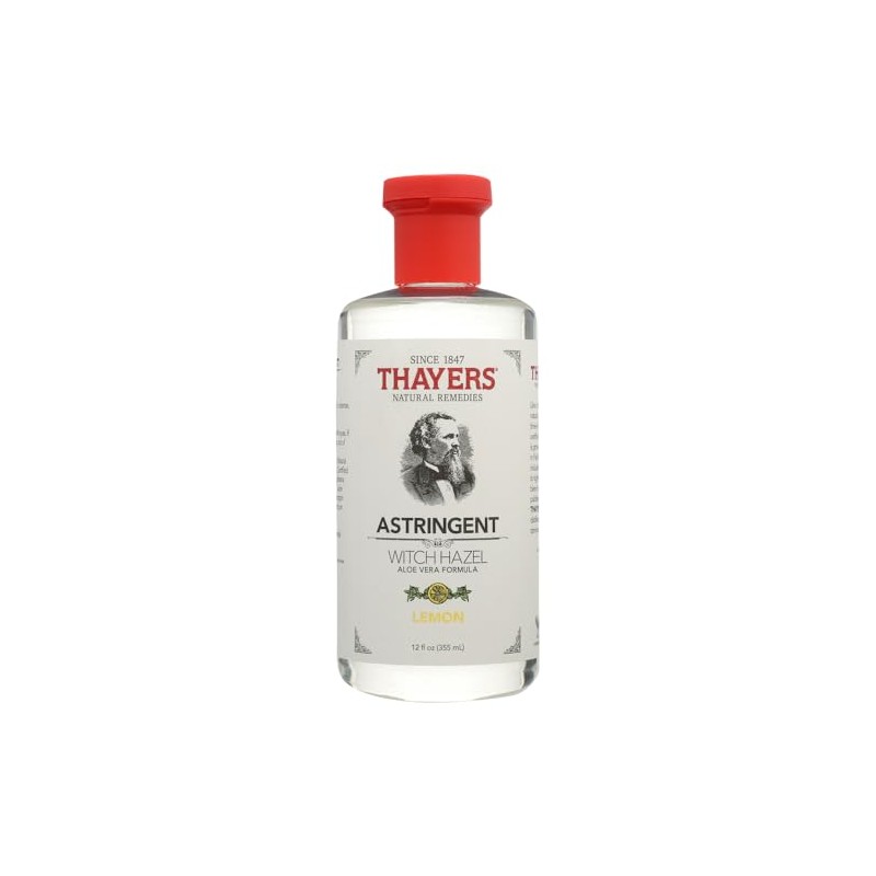 Thayer's Lemon Witch Hazel Astringent with Aloe Vera, 12 Ounce