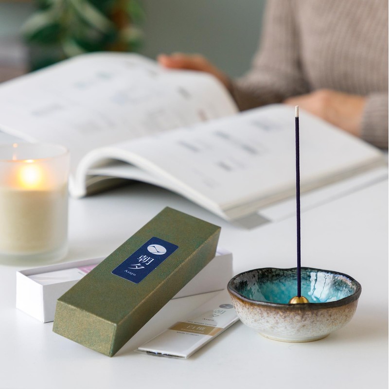 Asayu Japan Natural Incense Sticks Assortment, Set of 5, Made