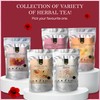 Tealeaf & Co. Hibiscus Tea with Hibiscus Flowers Extract -