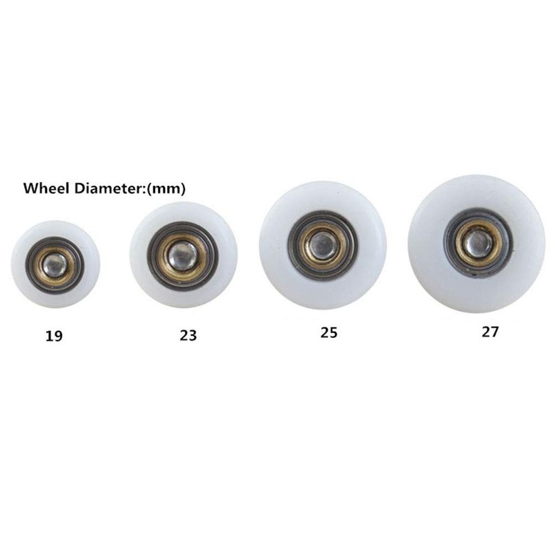 tooloflife Replacement Shower Door Rollers Wheels for Bathroom Kitchen Door