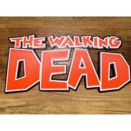 The Walking Dead 3D logo Sign Self Standing Shelf Art Wall Display TWD