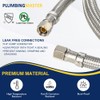 10ft Ice Maker Water Line Stainless Steel Braided – Flexible