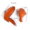 Simulation Fried Chicken Pendant Necklace Resin Barbecue Chicken Legs Wings
