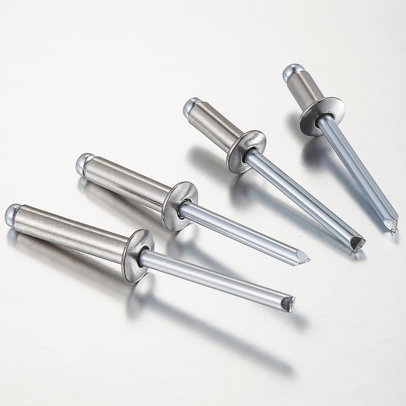 Wensilon (200Pcs) 3/16"x3/4" stainless steel blind pro Rivets,Steel handle and