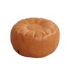 Louis Donné Unstuffed Pouf Ottoman Foot Rest Cover Only Storage