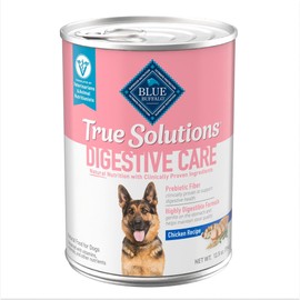 Blue Buffalo True Solutions Digestive Care Wet Dog Food for Adult Dogs, Made with Natural Ingredients, Chicken, 12.5-oz. Cans (12 Count)