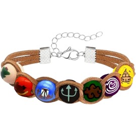 PRINCESS CUTENESS STORE Annabeth Chase Handmade Wooden Bead Greek Demigod Camp Half Blood Percy Jackson Bracelet