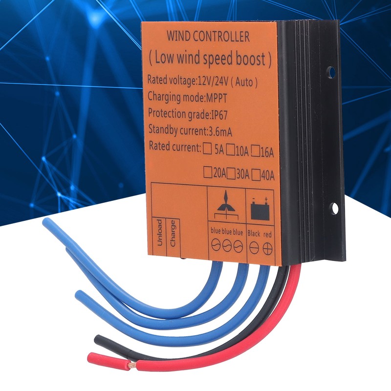 Wind Turbine Controller Low Voltage MPPT Charge Regulator with LED