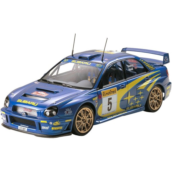 TAMIYA 24240 1:24 Subaru Impreza WRC 2001 Model Kit, Plastic Kit, Assembly Kit, Detailed Replica