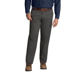 Red Kap Men's Stain Resistant, Flat Front Work Pants, Charcoal, 36W x 32L