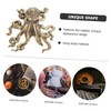 KITANDOVE Unique Sculpted Brass Octopus Ornament for Home Decor -