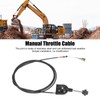 Excavator Manual Throttle Cable Controller 4m Stainless Steel Throttle Motor