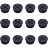12 Pcs Black Rubber Grommets 20mm Cable Cord Grommet Desk