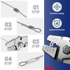 Wire Rope Crimping Tool Stainless Steel Wire Rope Sleeve Crimper