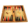 Backgammon + Lady Size M Wooden with Folding Game Board