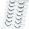 Happy Heartbeat 3D Clear Band False EyeLashes Natural Look Cat