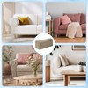 sourcing map 4Pcs Stretch Armrest Covers, Polyester Soft Armchair Slipcovers