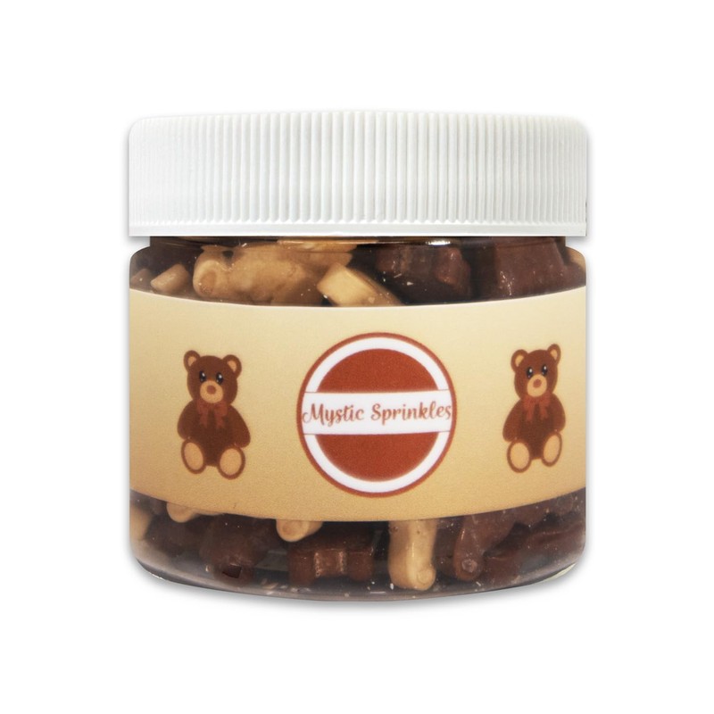 Mystic Sprinkles Candy Shape Sprinkles (Teddy Bears 1.8oz)