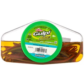 Berkley Gulp! Alive! Sandworm Camo, 6in - Pint 4x7