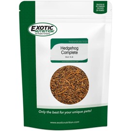 Hedgehog Complete - Nutritionally Complete Natural Healthy High Protein Pellets & Dried Mealworms - Food for Pet Hedgehogs