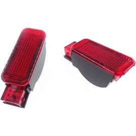 8KD947411 2 Pieces Red Warning Lights Door Panel Interior For A7 A8 Q3 Q5 Q7 TT A3 S3 A6 S6 A4 RS3 RS4 A7 RS7 8KD 947 411