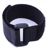 Fastening Hook and Loop Cable Ties, Black Self-Adhesive Cable Ties,
