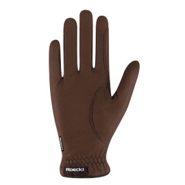 Roeckl Sports equestrian gloves ROECK-GRIP, summer riding glove, mocha 6.5