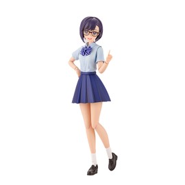 Kotobukiya Sousai Shojo Teien: Koyomi Takanashi (Ryobu High School Summer Clothes) Dreaming Style True Sapphire Plastic Model Kit, Multicolor, (JK026)