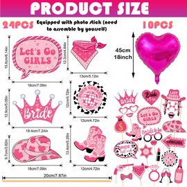 TYXHXTF Pack of 35 Stag Night Photo Props, Photo Box Accessories, Party Accessories, Photo Booth, Booth Props, Photo Box Props, Photo Booth, for Wedding Party, Birthday, Women Photo Props