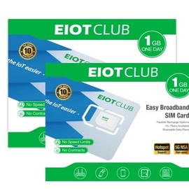 1GB 1DAYS Hotspot SIM Card for WiFi Hotspot - 5G and 4G LTE with US Networks - Cellphone, Router, Portable Hotspot, Multi-Size, Smartphone - package: 2 package