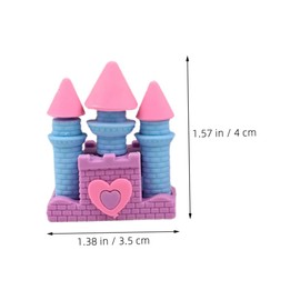 Operitacx Bulk Creative Erasers Pcs Princess Castle Eraser Set for Boys and Girls Fun and Kawaii Stationery