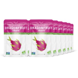 Nature’s Turn Freeze-Dried Dragon Fruit Crisps – Healthy, Gluten-Free, Crispy & Delicious, Plant-Based Snack, Ideal for Cereal, Smoothies, School Lunches, & On-the-Go, Pack of 12 (0.53 oz Each)
