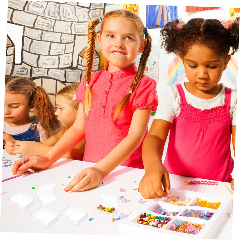 TEHAUX 24Pcs Boxes Craft Organizers and Storage Small Parts Organizer