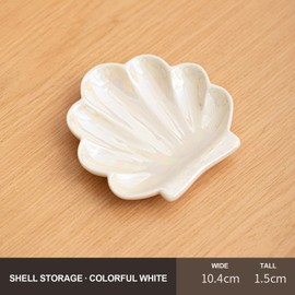 Shell Trinket Dish,Ceramics Ring Holder/Jewellery Tray, Cute Trinket Dish Dressing Table Decoration, Room Decor, Home Decor