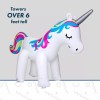 Big Mouth Ginormous UNICORN SPRINKLER * Over 6ft Tall Inflatable
