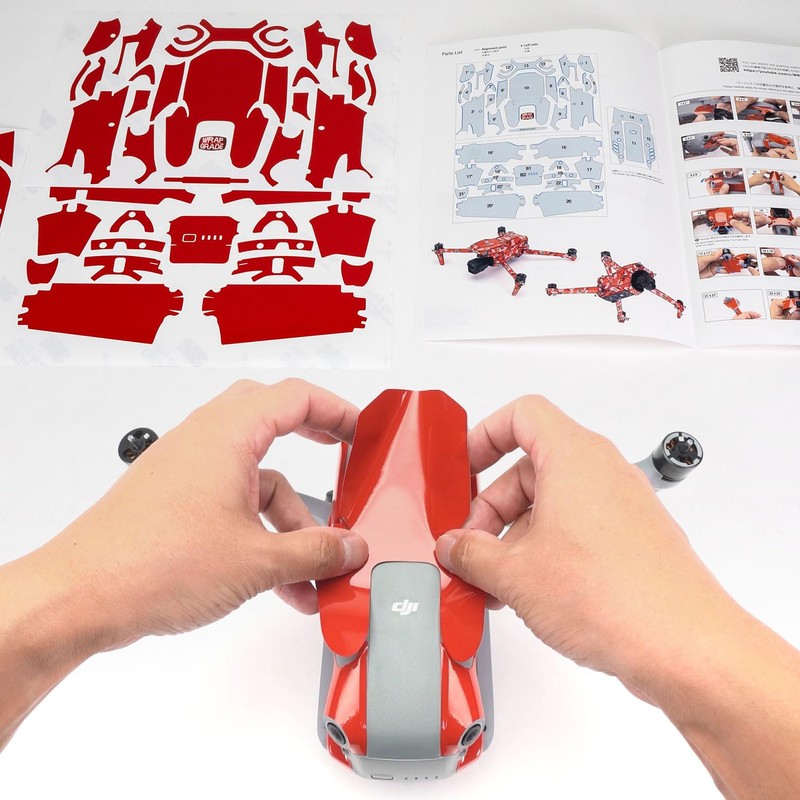 WRAPGRADE Skin Stickers Compatible with DJI Air 3 | Full