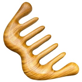 FRCOLOR Wide Tooth Scalp Comb for Hair Care Anti-static Acupoint Massage Tool Lightweight and Portable for Stimulating Circulation and Relieving Headaches