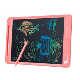 proffisy Colourful Screen LCD Writing Tablet 11.5 Inch Rechargeable Type Electronic Doodle and Scribble Board Magnetic MeMO Notes Comes for Kids and Adults (Pink)